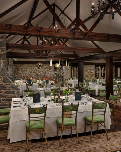 Wedding reception in country estate pavillion wedding venue in ireland